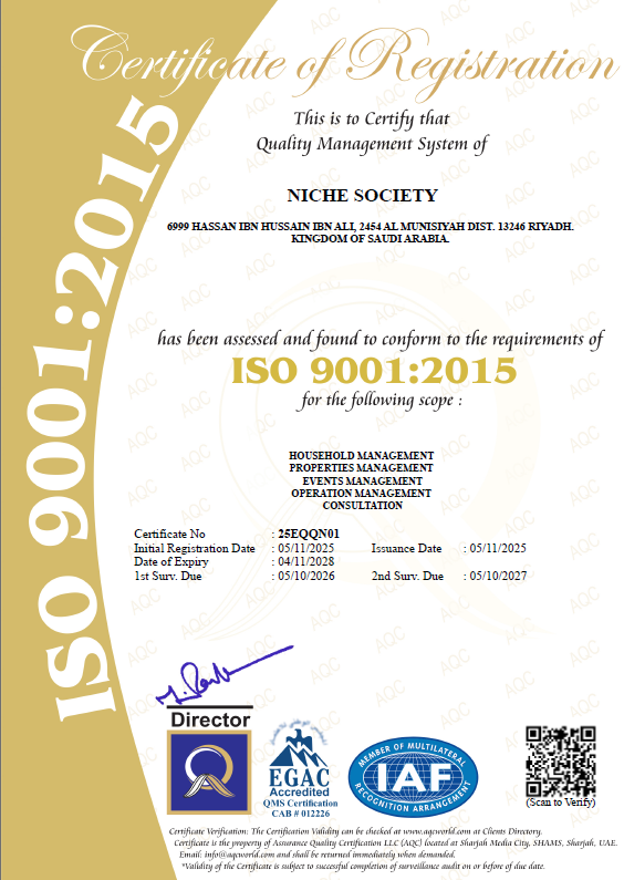 ISO 9001:2015 Certificate